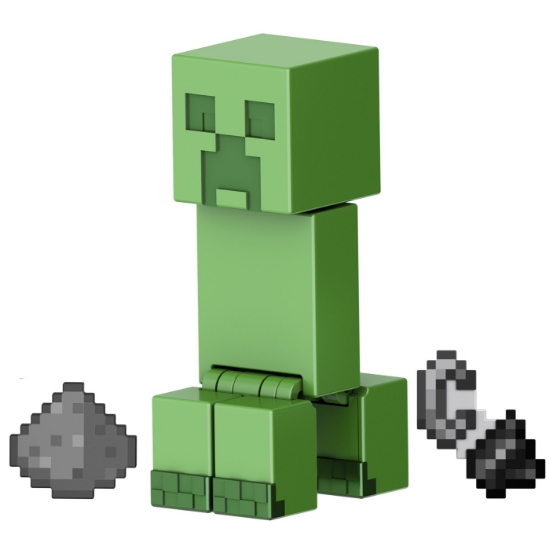 Imagine MINECRAFT CRAFT A BLOCK FIGURINA CREEPER 8CM