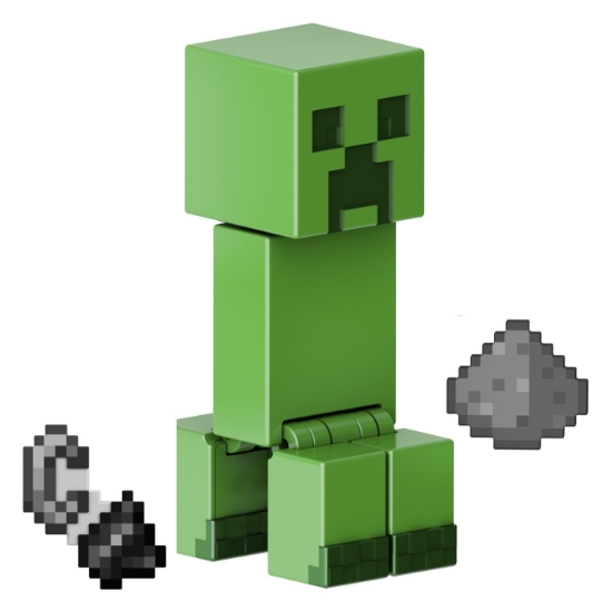 Imagine MINECRAFT CRAFT A BLOCK FIGURINA CREEPER 8CM