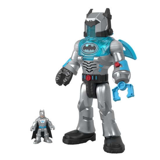 Imagine FISHER PRICE IMAGINEXT DC SUPER FRIENDS ROBOT BATMAN IN COSTUM GRI 30CM