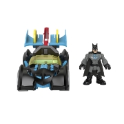 Imagine Fisher Price Imaginext DC Super Friends vehicul cu figurină Batman cu costum gri