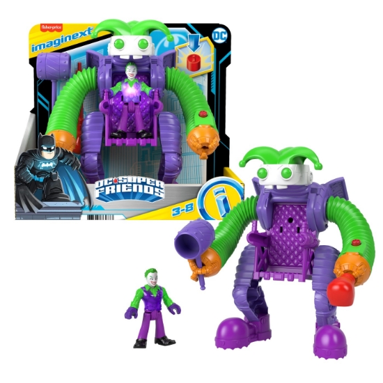 Imagine Fisher Price Imaginext DC Super Friends vehicul cu figurina Joker