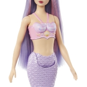 Imagine BARBIE DREAMTOPIA PAPUSA SIRENA CU PAR MOV SI COADA MOV