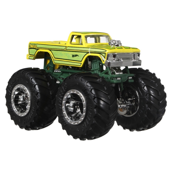 Imagine Hot Wheels Monster Truck și mașinuța metalică Midwest Madness