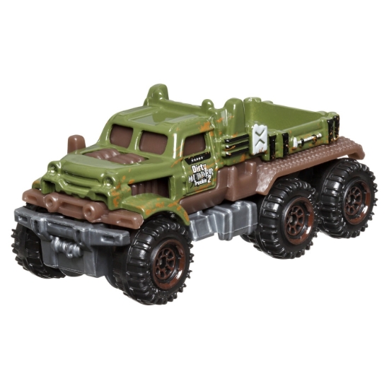 Imagine Matchbox set 5 mașinuțe metalice MBX No Road No Problem scara 1:64