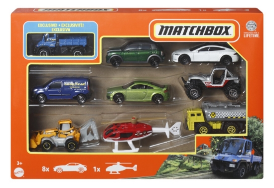 Imagine Matchbox set 9 mașinuțe Mercedes Benz Unimog U300