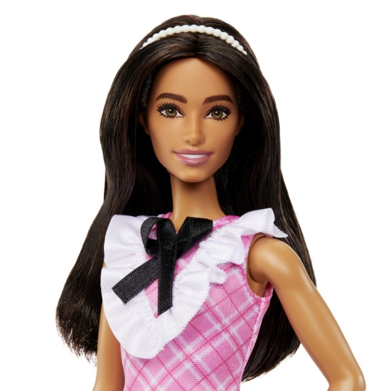 Imagine PAPUSA BARBIE FASHIONISTA BRUNETA CU BENTITA