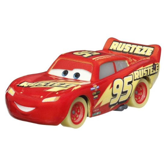 Imagine Cars Glow Racers mașinuță metalică Fulger McQueen 1:55