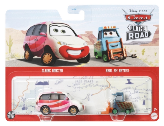 Imagine CARS3 SET 2 MASINUTE METALICE CLAIRE GUNZER SI HAUL EM HAYNES