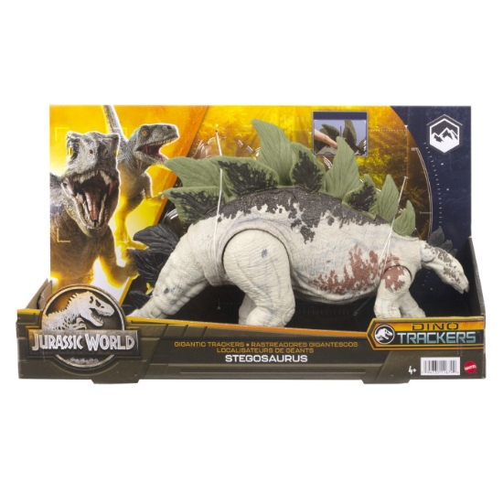 Imagine JURASSIC WORLD GIGANTIC TRACKERS DINOZAUR STEGOSAURUS