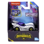 Imagine FISHER PRICE BATWHEELS MASINUTA METALICA BATMOBILE BLINDAT 1:55