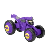 Imagine FISHER PRICE BATWHEELS MASINUTA METALICA BIBI MOTOCICLETA LUI BATGIRL 1:55