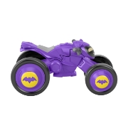 Imagine FISHER PRICE BATWHEELS MASINUTA METALICA BIBI MOTOCICLETA LUI BATGIRL 1:55