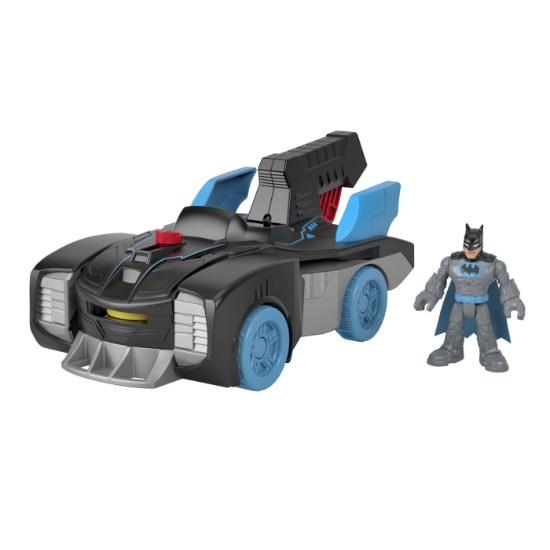 Imagine Imaginext DC Super Friends vehicul cu figurină Bat-Tech Batmobil