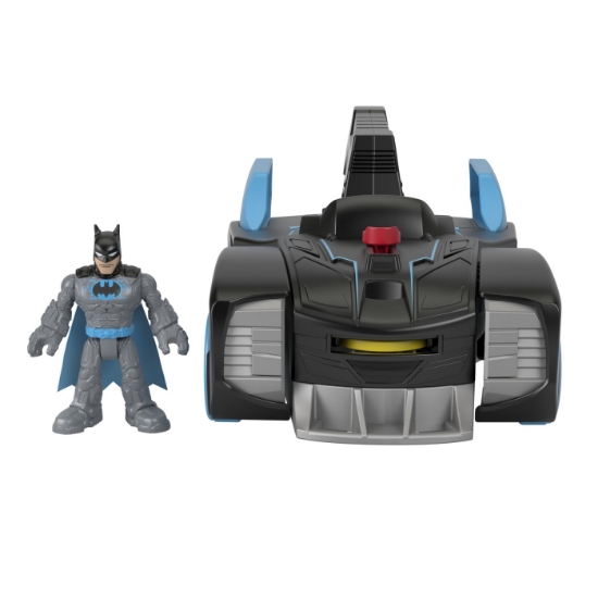 Imagine Imaginext DC Super Friends vehicul cu figurină Bat-Tech Batmobil