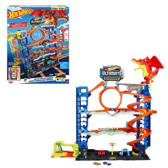 Imagine Hot Wheels City Super garajul