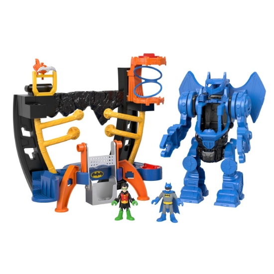 Imagine FISHER PRICE IMAGINEXT DC SUPER FRIENDS ROBOT BATMAN SI CENTRU DE COMANDA