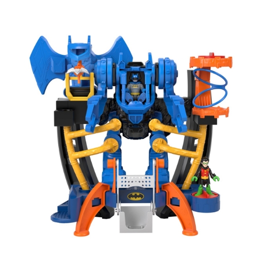 Imagine FISHER PRICE IMAGINEXT DC SUPER FRIENDS ROBOT BATMAN SI CENTRU DE COMANDA