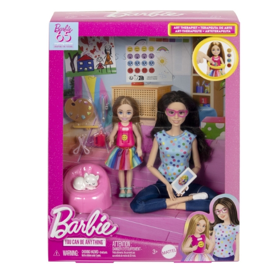 Imagine BARBIE PAPUSA BARBIE YOU CAN BE TERAPEUT IN ARTA