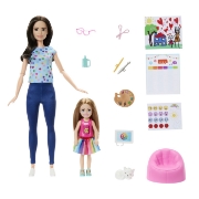 Imagine BARBIE PAPUSA BARBIE YOU CAN BE TERAPEUT IN ARTA