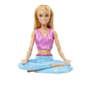 Imagine PAPUSA BARBIE MADE TO MOVE BLONDA CU TOP MOV