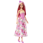 Imagine BARBIE PAPUSA BARBIE CU PARUL BLOND SI ROZ