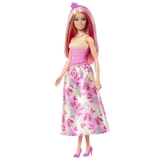 Imagine BARBIE PAPUSA BARBIE CU PARUL BLOND SI ROZ