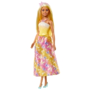 Imagine BARBIE PAPUSA BARBIE CU PARUL BLOND SI GALBEN