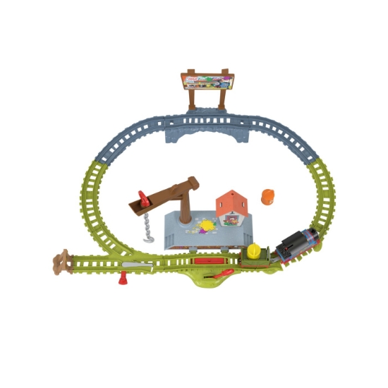 Imagine Thomas set de joacă cu locomotivă motorizată Thomas livrează vopseaua