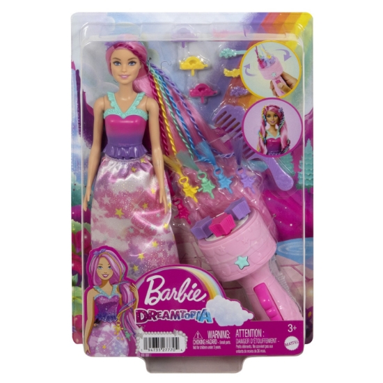 Imagine BARBIE DREAMTROPIA PAPUSA CU APARAT DE COAFAT