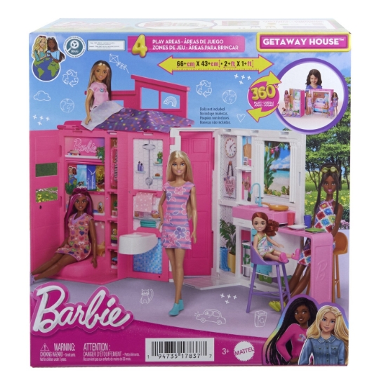 Imagine BARBIE CASA DE PAPUSI BARBIE CU 4 ZONE PLIABILA