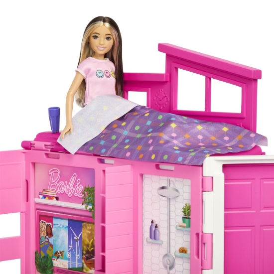 Imagine BARBIE CASA DE PAPUSI BARBIE CU 4 ZONE PLIABILA