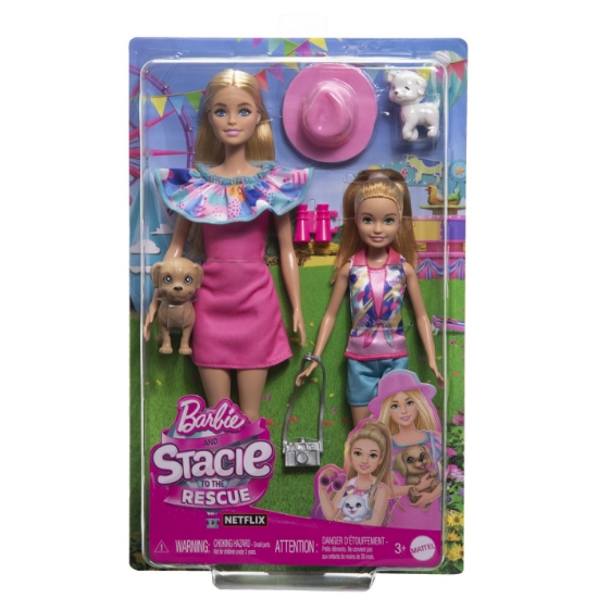 Imagine BARBIE SI STACIE SET PAPUSA BARBIE SI PAPUSA STACIE IUBITOARE DE CATEI