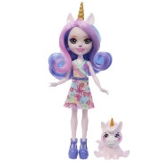 Imagine ENCHANTIMALS PAPUSI SI ANIMALUTE ULIA UNICORN SI PACIFICA