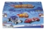 Imagine Hot Wheels set 2 mașinuțe metalice pull back Bone Shaker și Twin Mill, scară 1:43