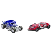 Imagine HOT WHEELS SET 2 MASINUTE METALICE PULL BACK BONE SHAKER SI TWIN MILL 1:43