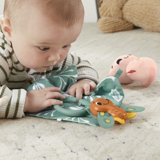 Imagine Fisher Price – Set 4 jucării senzoriale pentru bebeluși