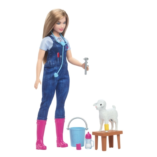 Imagine BARBIE PAPUSA BARBIE YOU CAN BE MEDIC VETERINAR