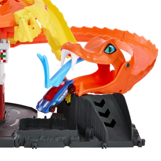 Imagine Hot Wheels City Pizzeria atacul cobrei