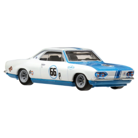 Imagine Hot Wheels Premium Boulevard Mașinuță Metalică Chevrolet Corvair Yenko Stinger ’66, scară 1:64