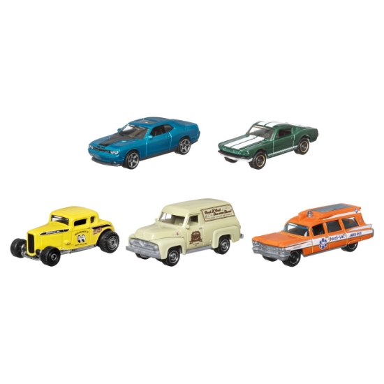 Imagine Matchbox set 5 mașinuțe metalice Coffee Cruisers V scara 1:64