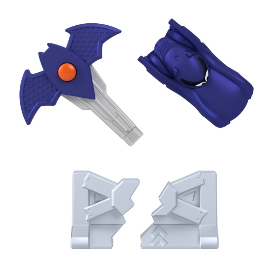 Imagine Fisher Price Batwheels mașinuța albastră scară 1:55