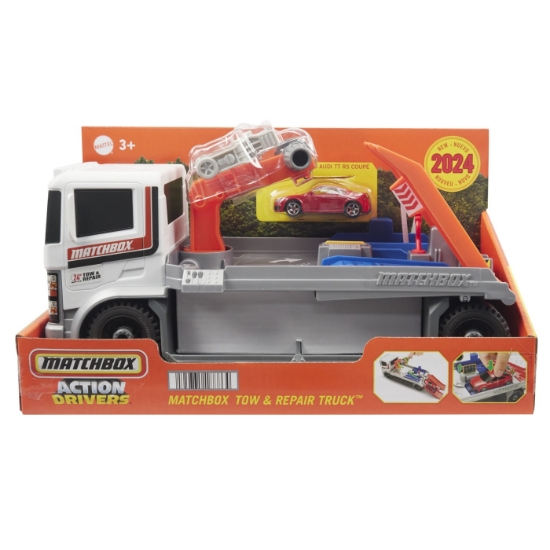 Imagine MATCHBOX ACTION DRIVERS CAMION DE REPARATII SI REMORCARE