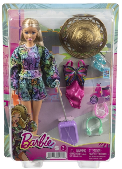 Imagine BARBIE PAPUSA BARBIE IN CALATORIE