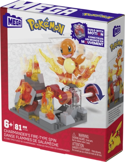Imagine POKEMON MEGA SET DE CONSTRUCTIE ROATA DE FOC A LUI CHARMANDER