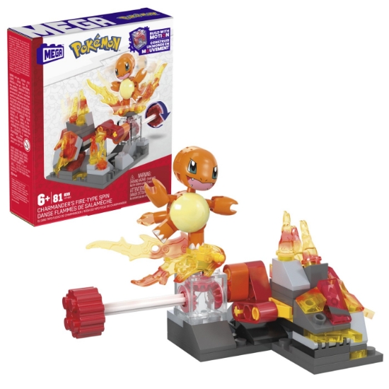 Imagine Pokemon Mega set de construcție Roata de foc a lui Charmander