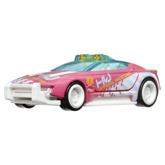Imagine Hot Wheels Mașinuță metalică cu sistem Pull Back Alpha Pursuit scara 1:43