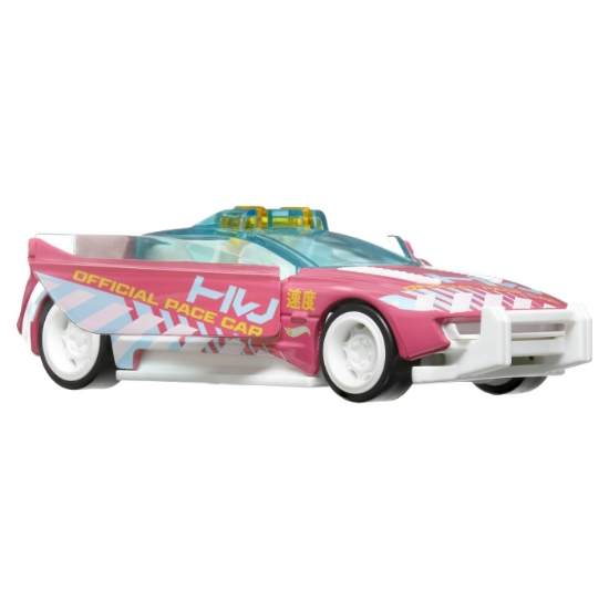 Imagine Hot Wheels Mașinuță metalică cu sistem Pull Back Alpha Pursuit scara 1:43