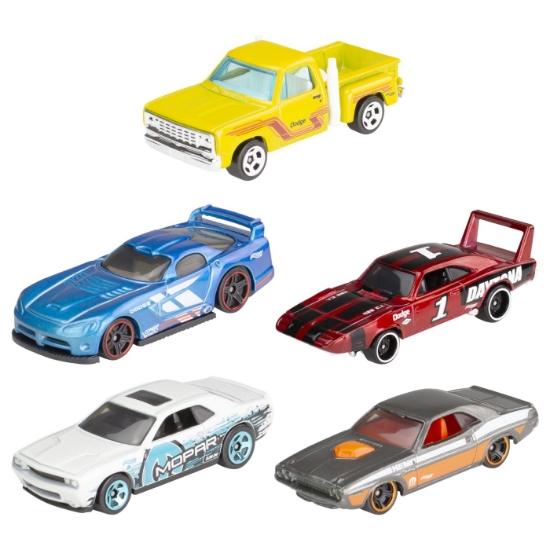 Imagine Set 5 mașini Hot Wheels Mopar