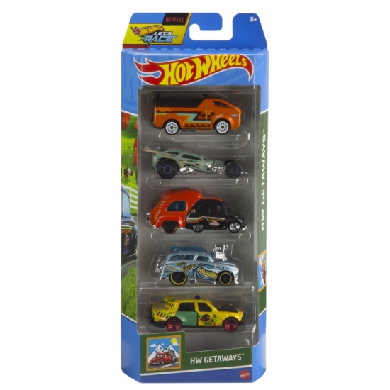 Imagine SET 5 MASINI HOT WHEELS HW GETAWAYS