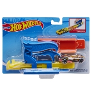 Imagine HOT WHEELS SET LANSATOR PORTABIL ALBASTRU SI MASINUTA